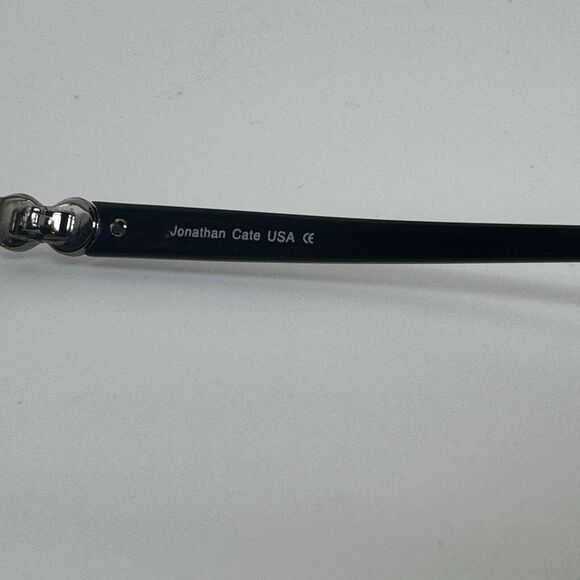 Jonathan Cate Eyeglasses Frames Heather LtGUN silver Black 53-18-135 H14296 - Picture 7 of 8